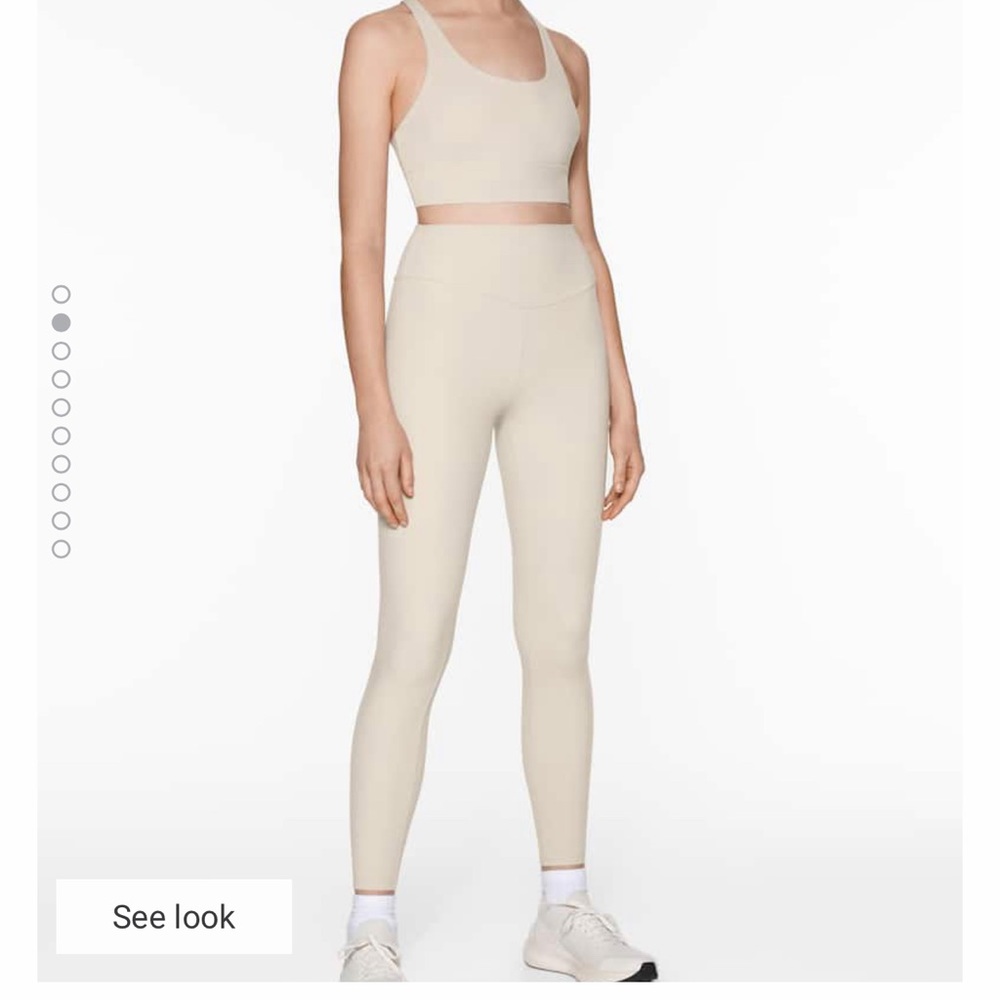 Women's Cream Leggings
